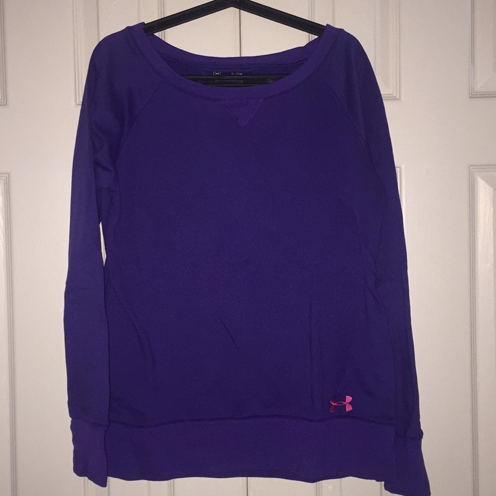Under Armour fleece boat neck sweatshirt
